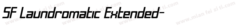 SF Laundromatic Extended字体转换